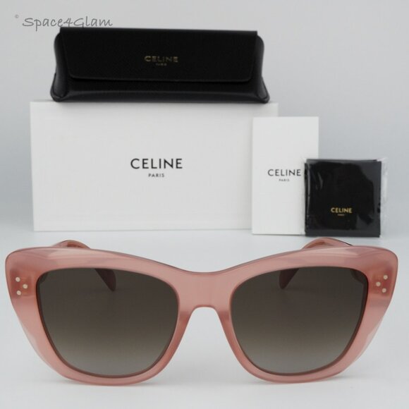 BRAND NEW Celine CL40199I 74K Peach Gradient Brown Butterfly Women Sunglasses